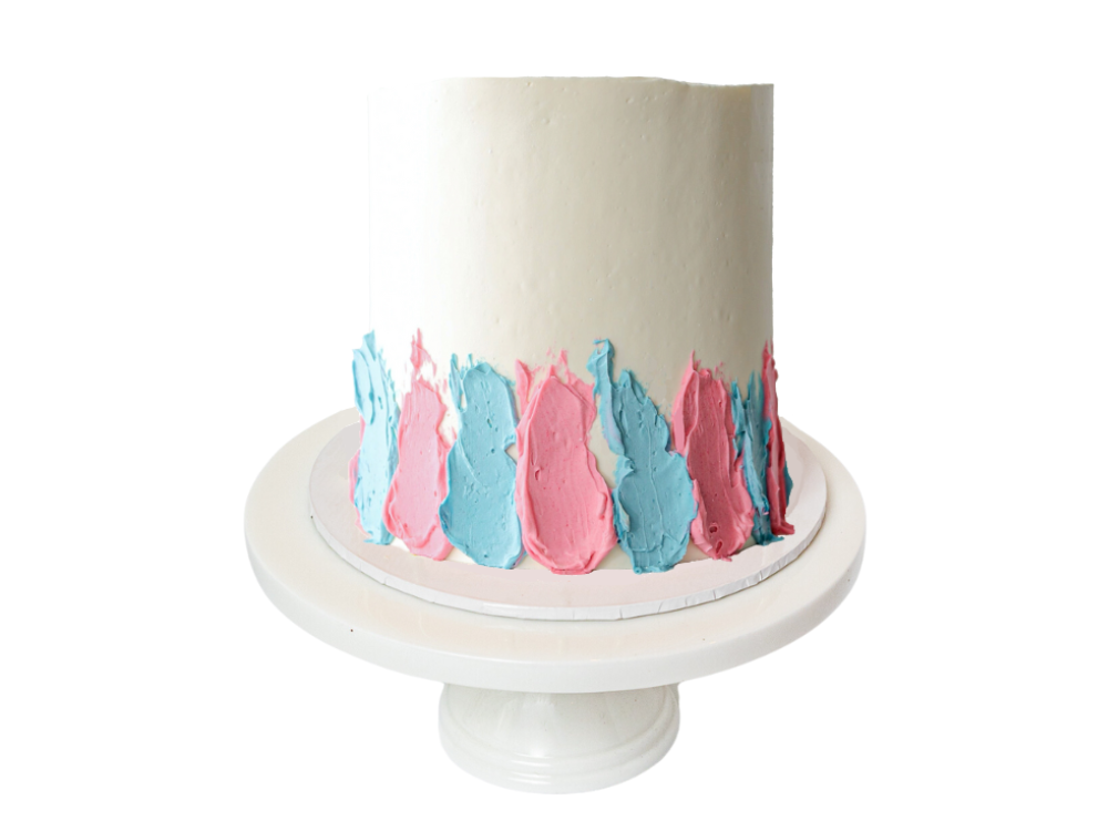 Gender Reveal cake