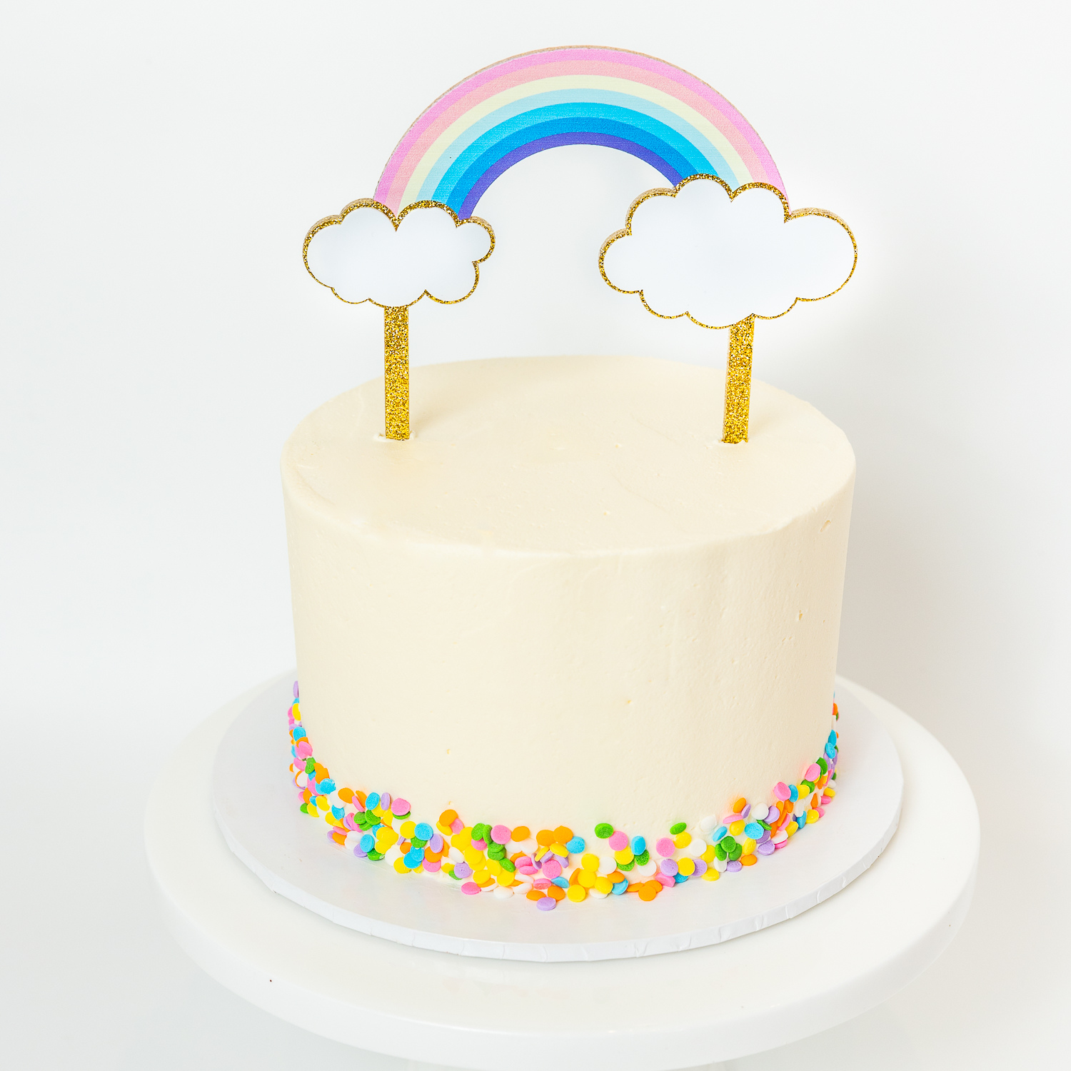 Rainbow Cake Topper